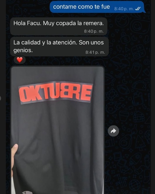 Reseña Brizen - Remera Oktuere